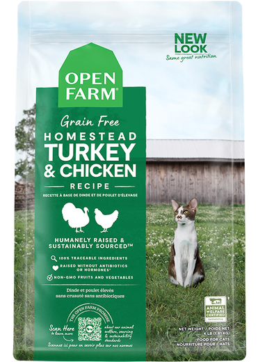 Homestead Turkey & Chicken Dry Cat Food